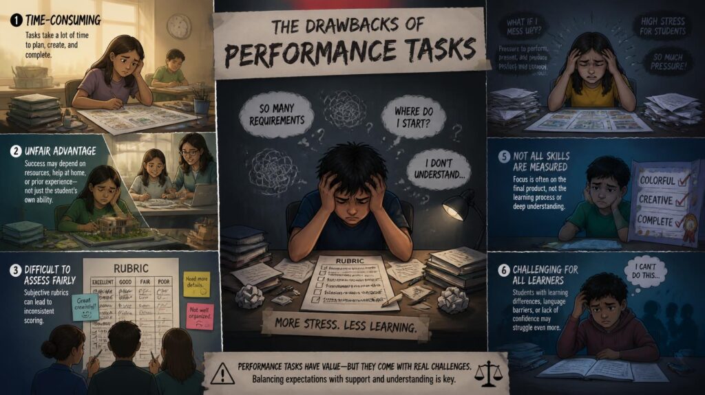 Drawbacks and Where Performance Tasks Go Wrong