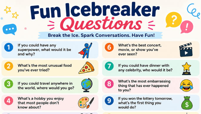 Fun Icebreaker Questions