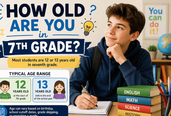 How Old Are You in 7th Grade? Complete Guide to Typical Age, Grade Chart & Exceptions 