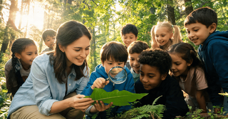 how to teach kids about nature