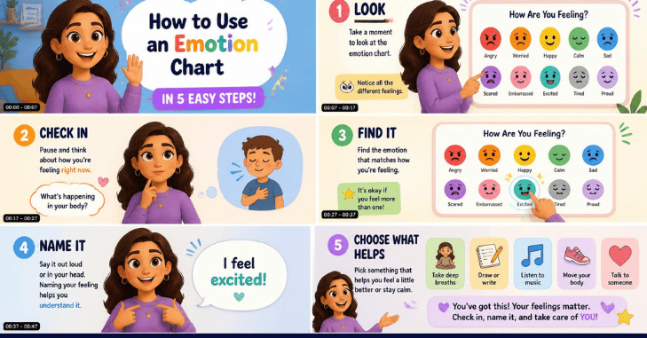 How to Use an Emotion Chart in Five Steps?