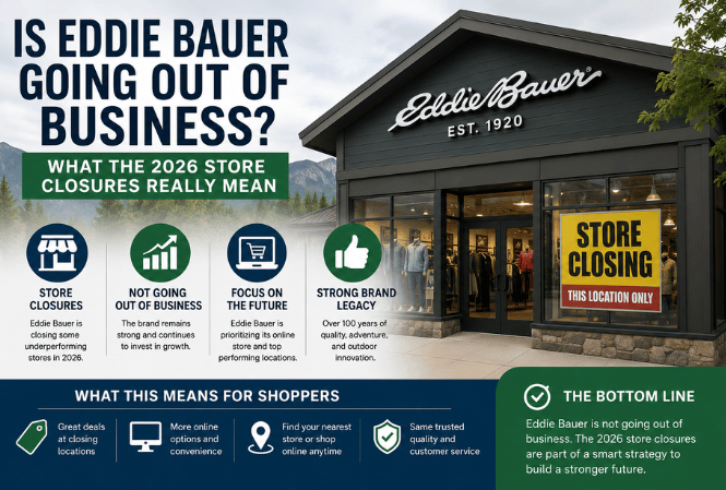 Is Eddie Bauer Going Out of Business? What the 2026 Store Closures Really Mean