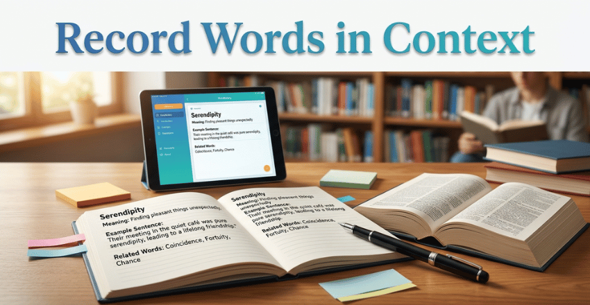 Record Words in Context