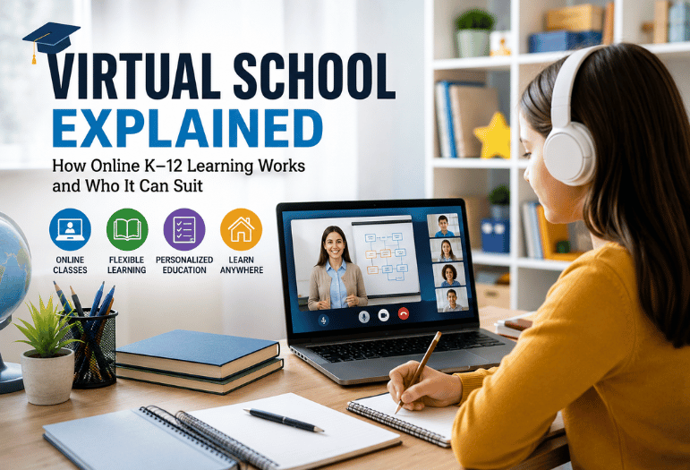 Virtual School Explained: How Online K–12 Learning Works and Who It Can Suit 
