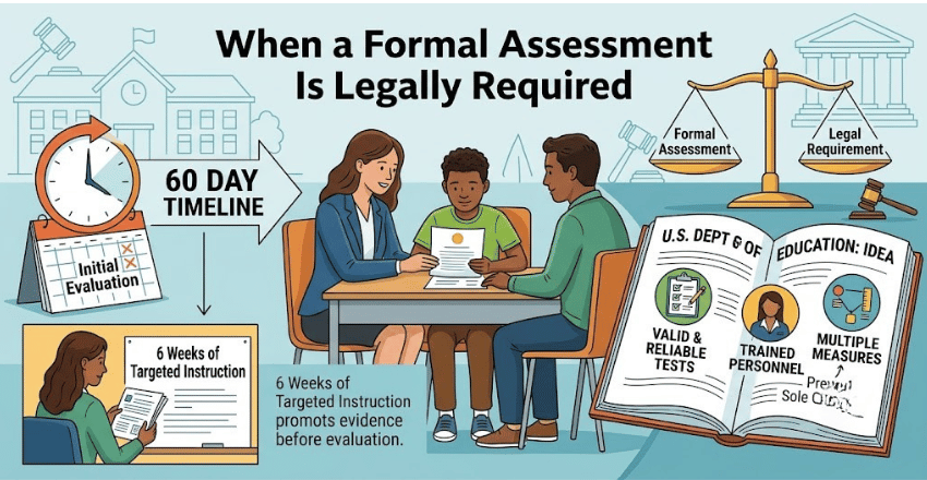 When a Formal Assessment Is Legally Required