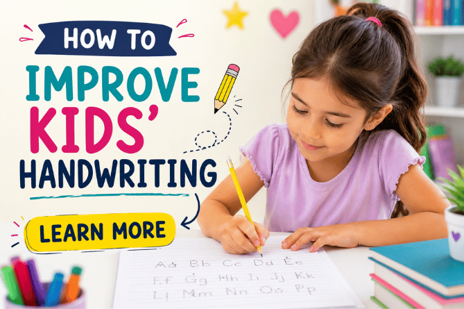 how to improve kids’ handwriting