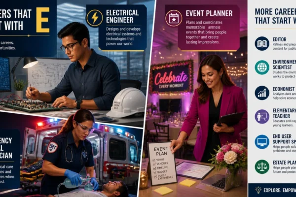 Careers That Start With E