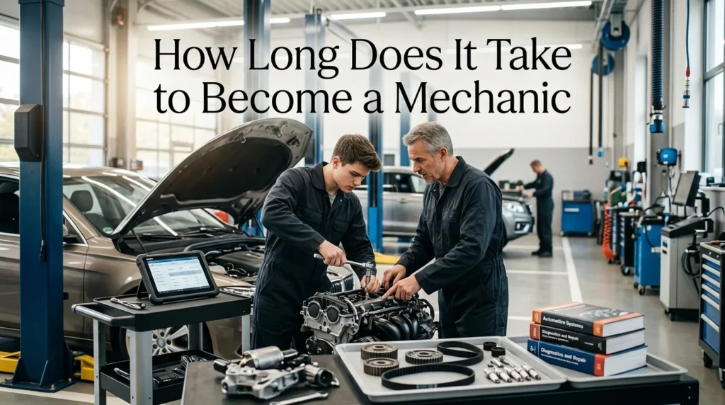 How Long Does It Take to Become a Mechanic? Complete U.S. Guide to Training Programs, Apprenticeships, Certifications, Education Requirements, and Realistic Career Timelines