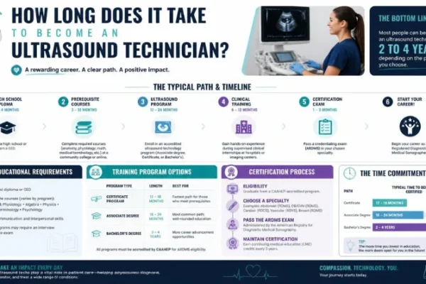 How Long Does It Take to Become an Ultrasound Technician? From Prerequisites to Certification