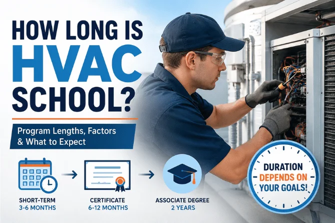 How Long Is HVAC School in the U.S.? A Complete Guide to Certificate, Degree & Apprenticeship Training Timelines, EPA Certification, Licensing & Career Paths 